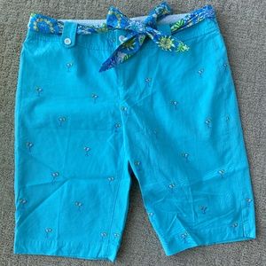Lilly Pulitzer Bermuda Shorts - Martini Glasses